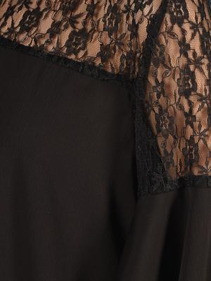 lace panel bell sleeves shift dress - 16802299 - Standard Image - 6