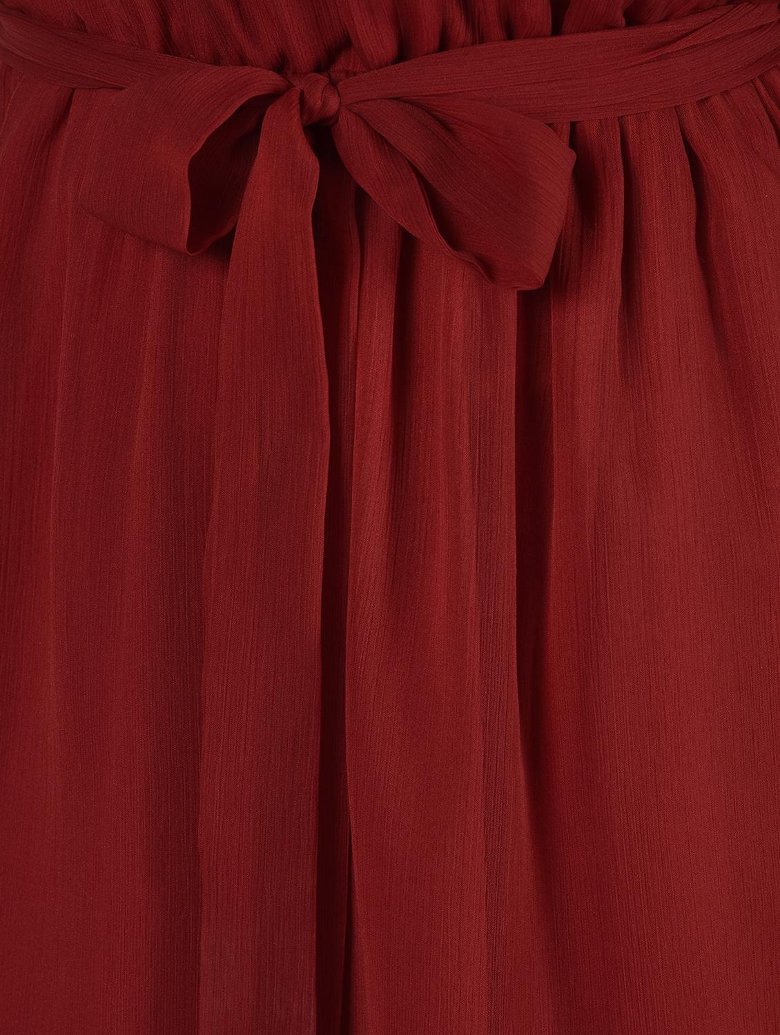 tie knot detail a-line dress - 16802304 - Zoom Image - 5