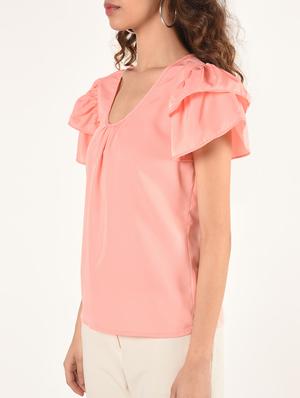 gathered detail solid top - 16802326 - Standard Image - 5