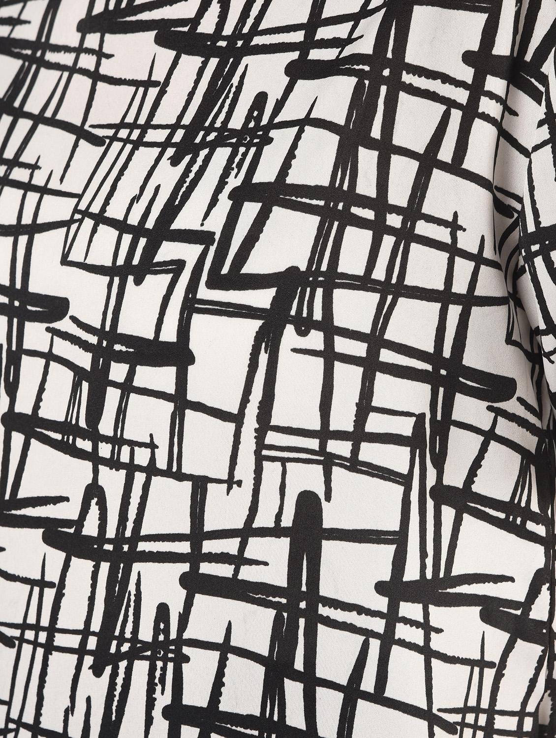 round neck abstract top - 16802336 - Zoom Image - 6