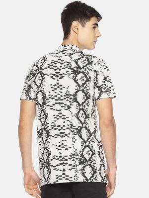 white printed t-shirt - 16802344 - Standard Image - 3