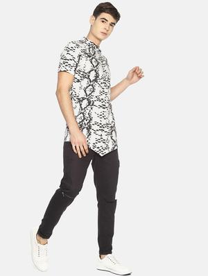 white printed t-shirt - 16802344 - Standard Image - 4
