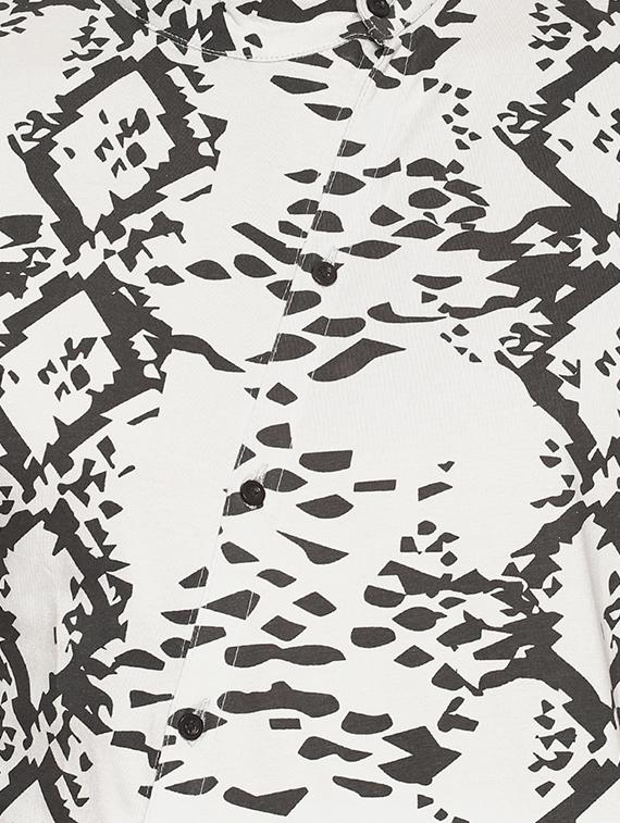 white printed t-shirt - 16802344 - Zoom Image - 5