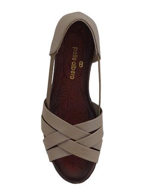 grey slip on sandals - 16802552 - Standard Image - 4