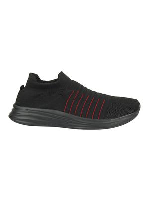 black fabric slip on sport shoes - 16803029 - Standard Image - 2