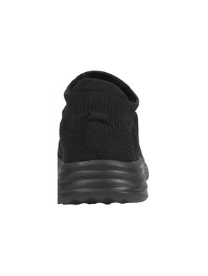 black fabric slip on sport shoes - 16803029 - Standard Image - 4