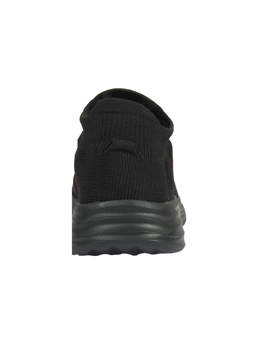 black fabric slip on sport shoes - 16803029 - Zoom Image - 4