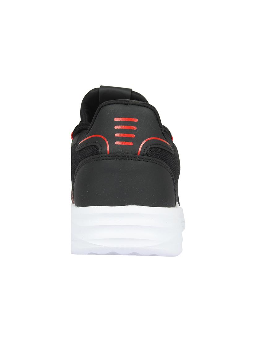 black fabric lace up sport shoes - 16803031 - Zoom Image - 4