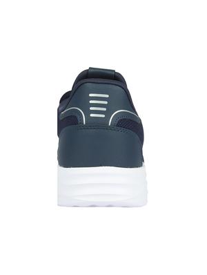 navy fabric lace up sport shoes - 16803032 - Standard Image - 4