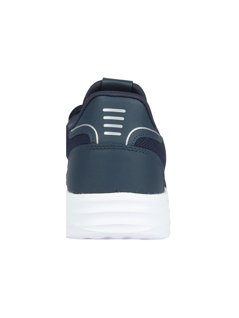 navy fabric lace up sport shoes - 16803032 - Zoom Image - 4