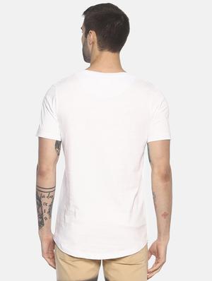 white typographic print t-shirt - 16803093 - Standard Image - 3