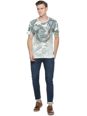 grey tropical print t-shirt - 16804193 - Standard Image - 3