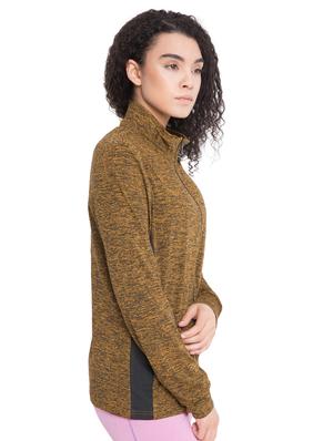turtle neck melange jacket - 16804343 - Standard Image - 2