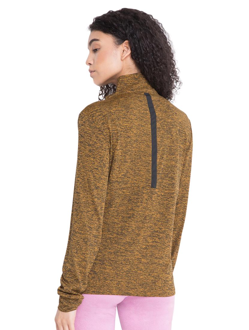 turtle neck melange jacket - 16804343 - Zoom Image - 3