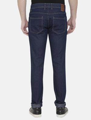 dark blue solid plain jeans - 16804583 - Standard Image - 3