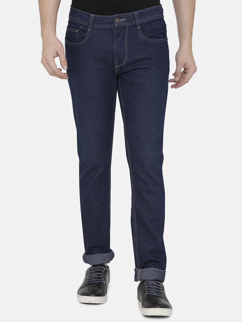 dark blue solid plain jeans - 16804583 - Zoom Image - 1
