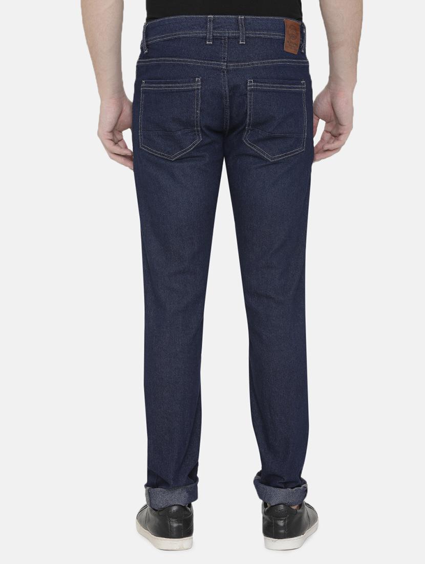 dark blue solid plain jeans - 16804583 - Zoom Image - 3