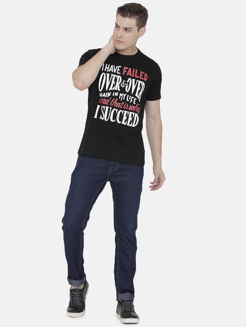dark blue solid plain jeans - 16804583 - Zoom Image - 4