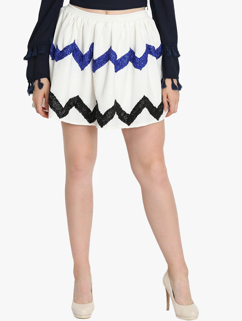 sequined embellished a-line skirt - 16804596 - Zoom Image - 1