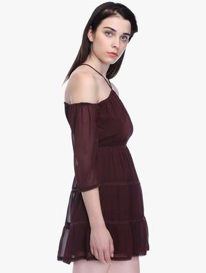 halter neck a-line dress - 16804790 - Standard Image - 2