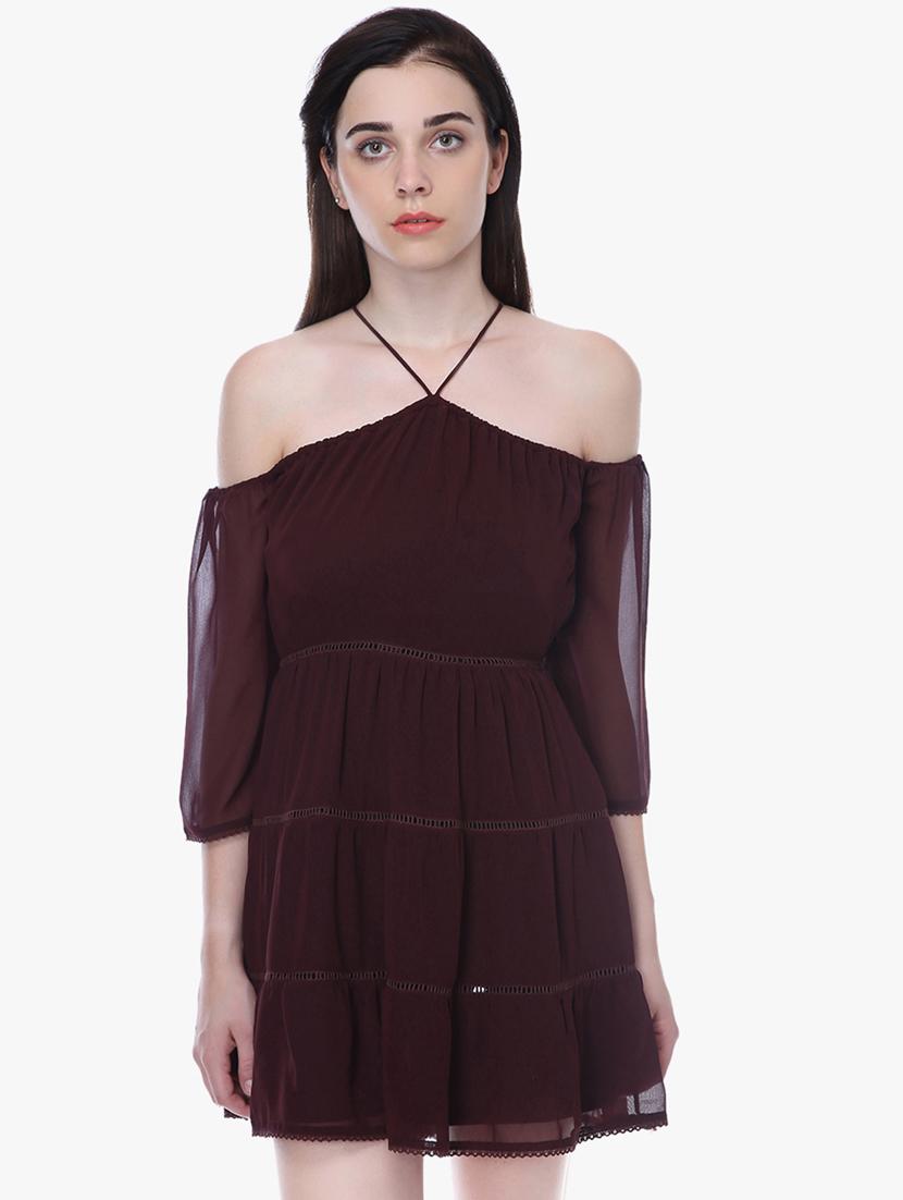halter neck a-line dress - 16804790 - Zoom Image - 1