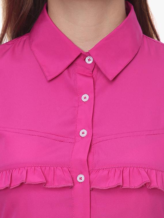 bell sleeved frill detail shirt - 16804885 - Zoom Image - 5