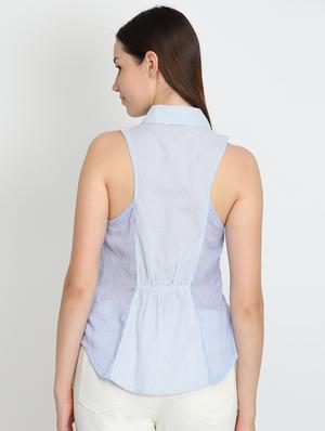 shirt collar striped shirt - 16804921 - Standard Image - 3