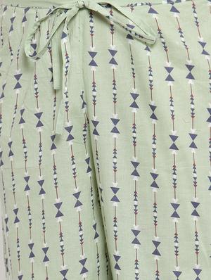 printed kurta palazzo set - 16805712 - Standard Image - 5