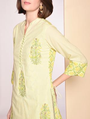 block print layered kurta - 16806092 - Standard Image - 5