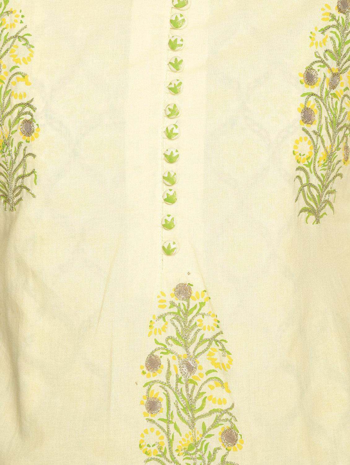 block print layered kurta - 16806092 - Zoom Image - 6