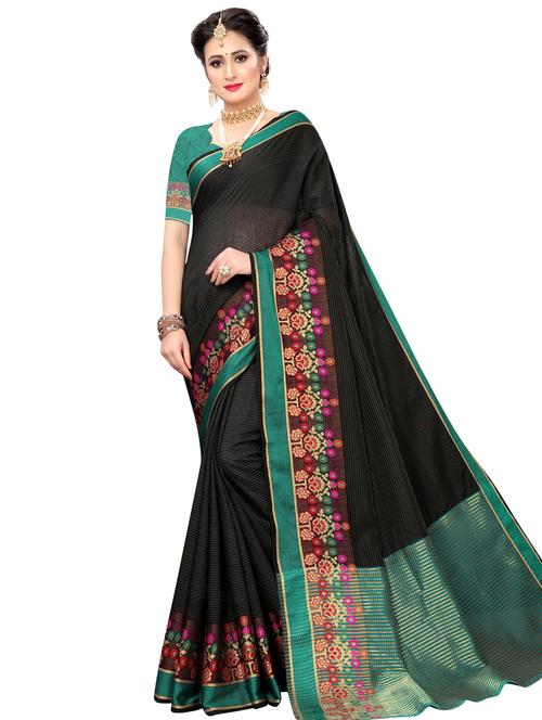 solid maheshwari saree with blouse - 16806107 - Standard Image - 1