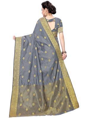 floral maheshwari saree with blouse - 16806131 - Standard Image - 2
