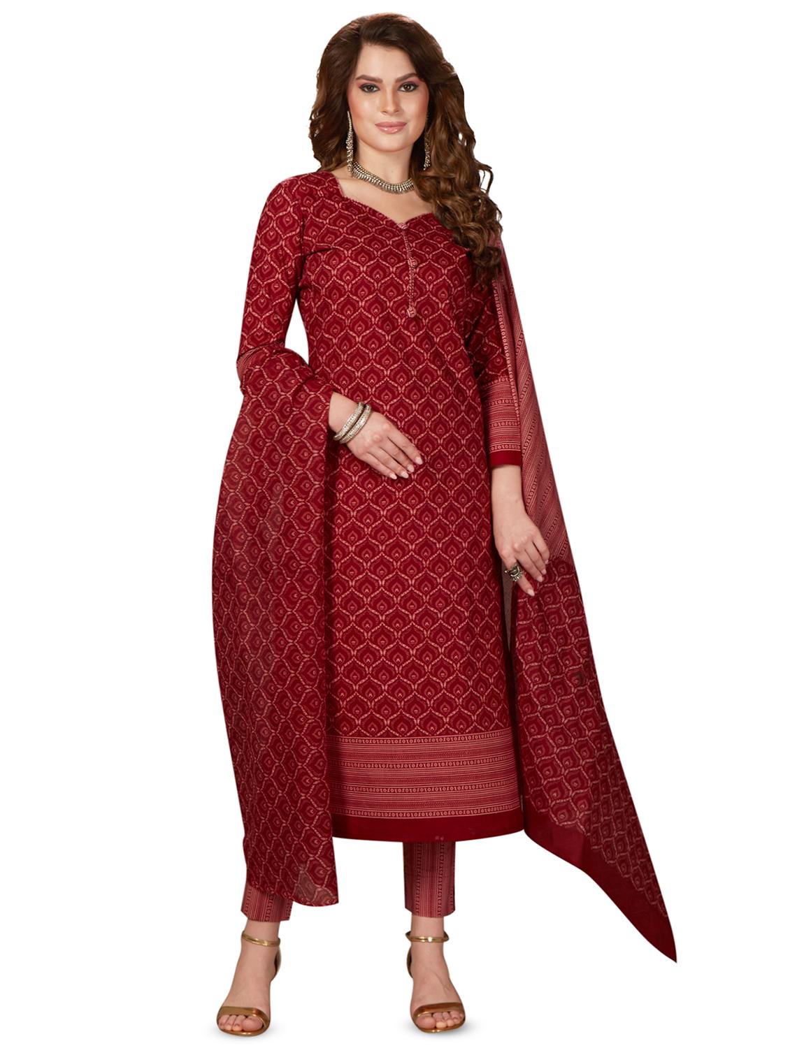 printed unstitched suit - 16806256 - Zoom Image - 1