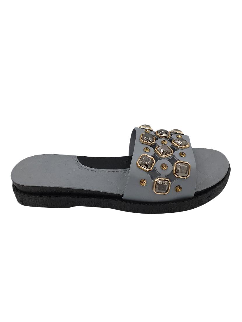 grey slip on sandals - 16806349 - Zoom Image - 2