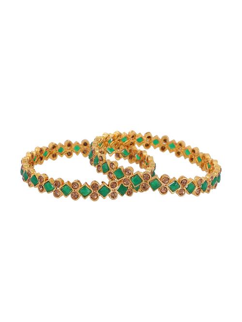 green metal bangle - 16807127 - Standard Image - 1