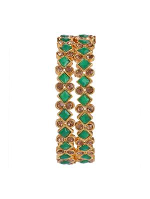 green metal bangle - 16807127 - Standard Image - 2