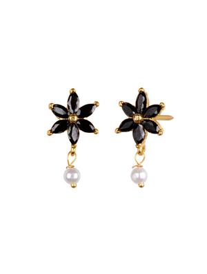 black metal drop earring - 16807310 - Standard Image - 2