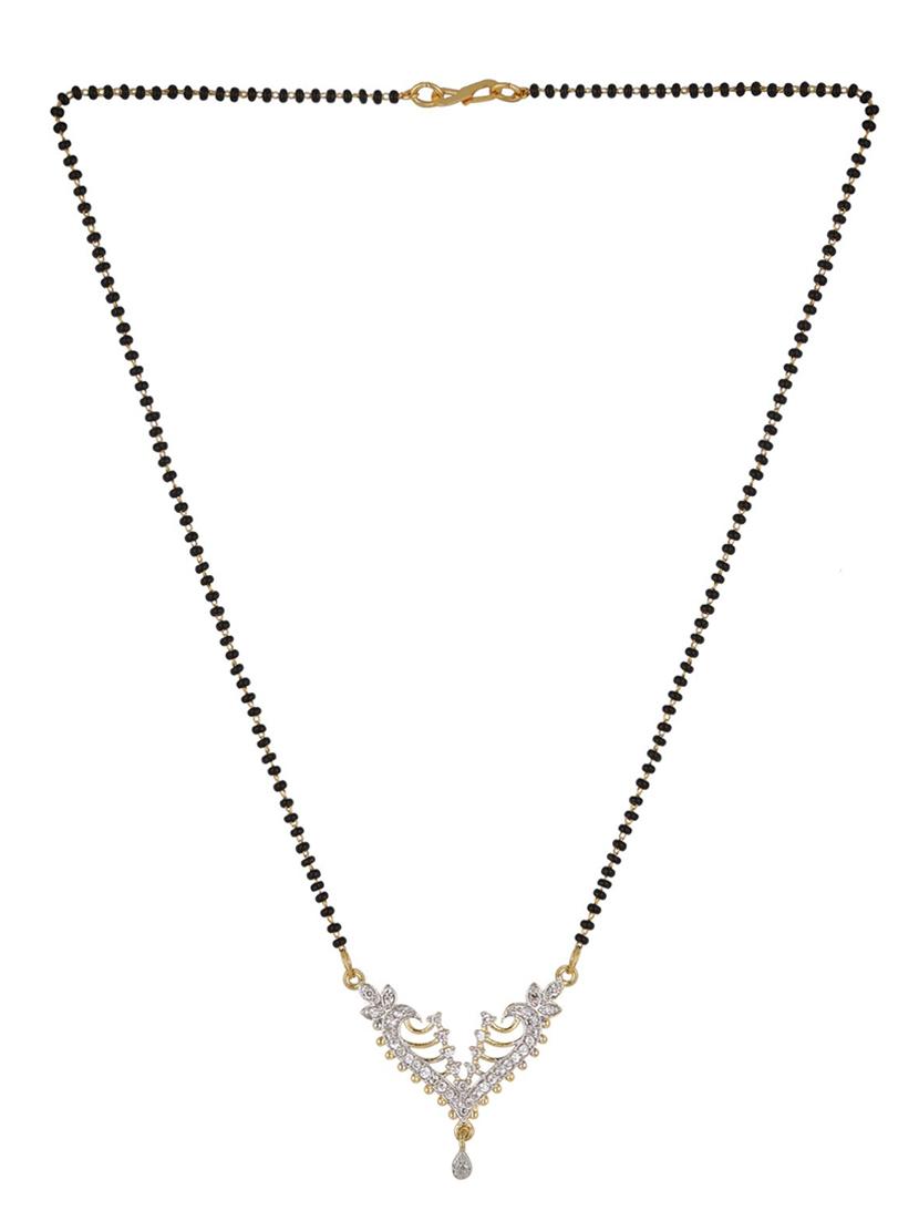 white metal mangalsutra - 16807334 - Zoom Image - 2