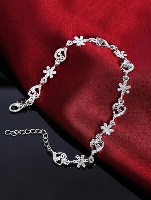 silver plated bangle bracelet - 16808016 - Standard Image - 3