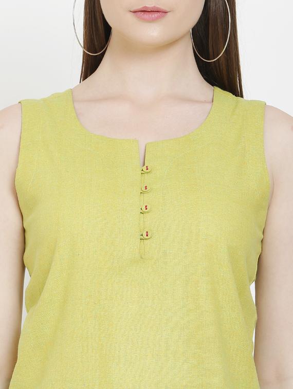 notch neck solid top - 16808100 - Zoom Image - 5