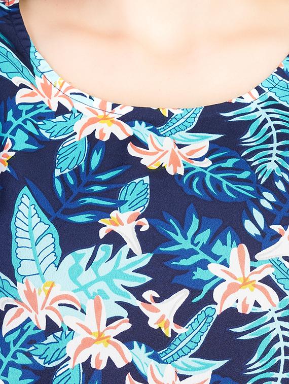 bell sleeved floral top - 16808565 - Zoom Image - 5