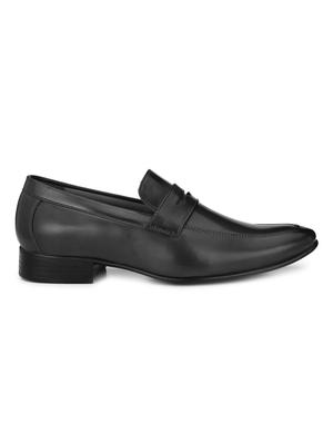 black leatherette slip ons - 16808973 - Standard Image - 2