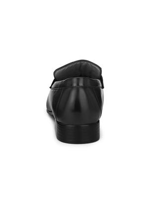 black leatherette slip ons - 16808973 - Standard Image - 3
