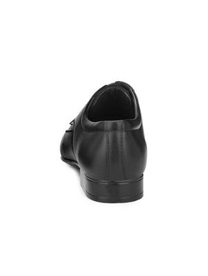 black leatherette lace-up derbys - 16808977 - Standard Image - 3