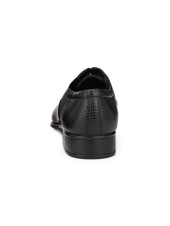 black patent leather lace-up oxfords - 16808982 - Zoom Image - 3