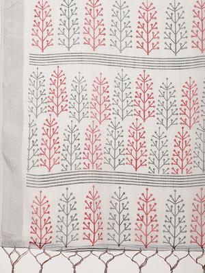floral printed saree with blouse - 16809192 - Standard Image - 4