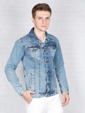 blue washed denim jacket - 16809391 - Standard Image - 2