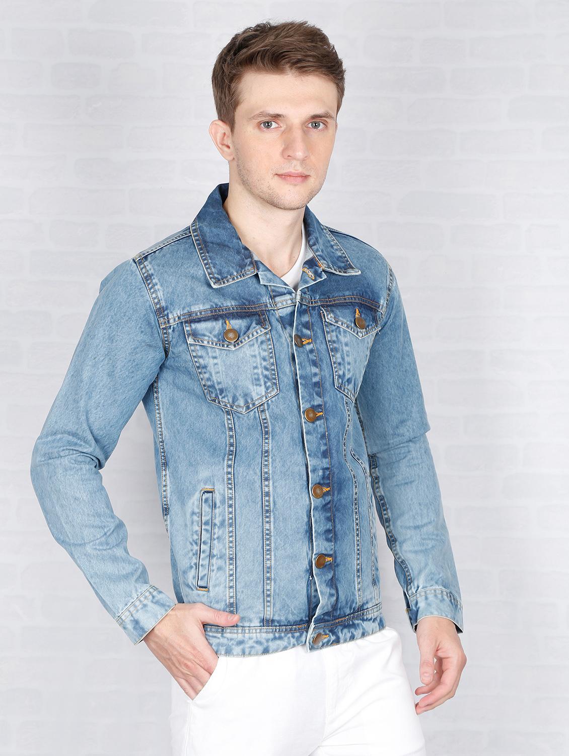 blue washed denim jacket - 16809391 - Zoom Image - 2
