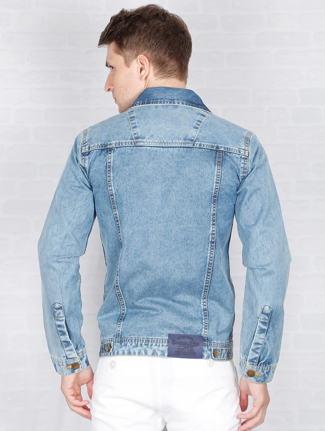 blue washed denim jacket - 16809391 - Zoom Image - 4