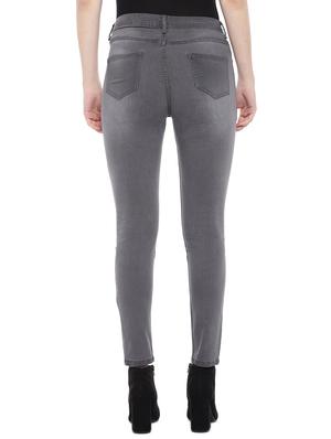 high rise distressed skinny fit jeans - 16809545 - Standard Image - 3